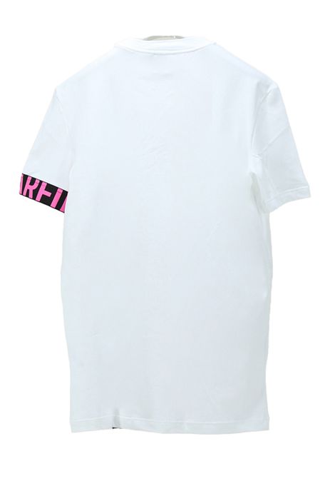T-shirt Dsquared2 Underwear D9M3S5770 112 bianca fucsia DSQUARED2 UNDERWEAR | T-shirt | D9M3S5770112